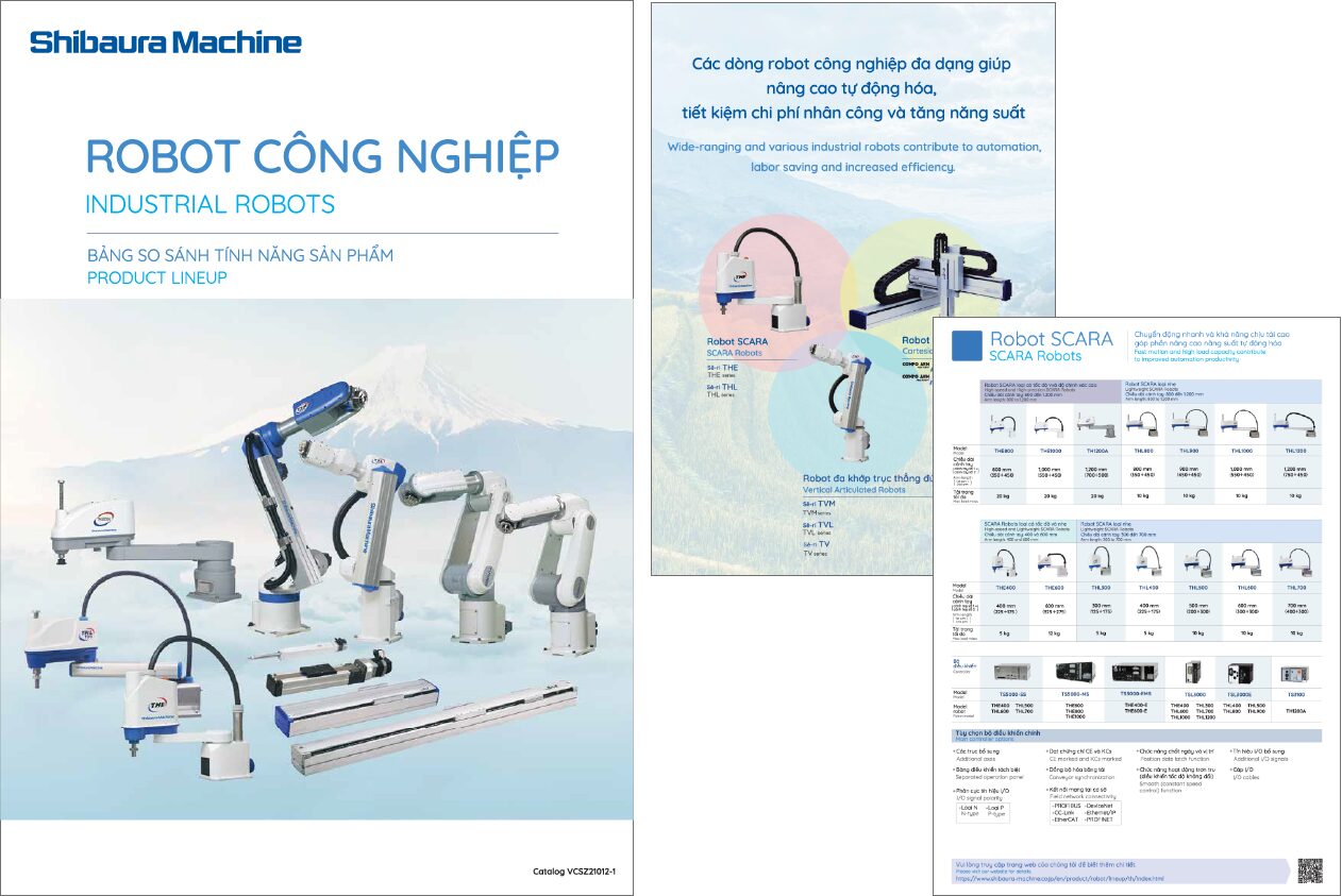 Thiết kế Catalogue công ty SHIBAURA Việt Nam